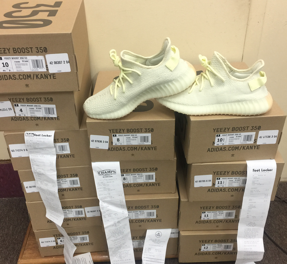 Cole p700 Adidas Yeezy 350 V2 butter angel luminous and